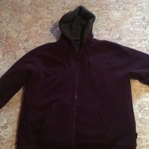 John Varvatos men’s Maroon hoodie.